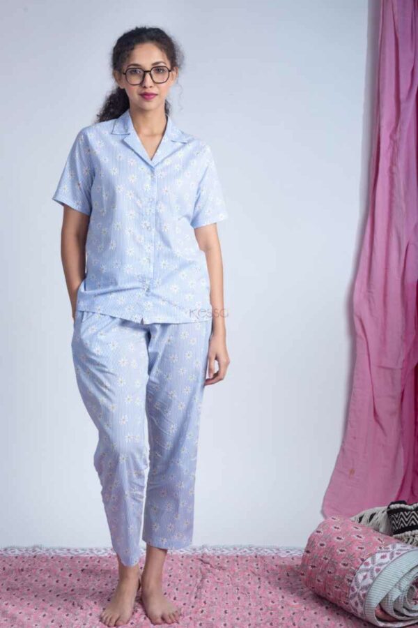 Image for Kessa Nekurta30 Saloni Cotton Loungewear Set Side