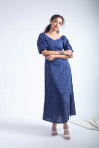Image for Kessa Ne23 Lalima Cotton Dress Side