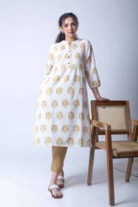 Image for Kessa Vcr197k Anshika Cotton Handblock Kurta Featured