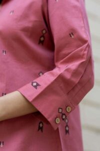 Image for Kessa Ws1087 Mahari South Dobby Shirt Closeup