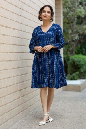 Image for Kessa Avdaf236 Kriti Modal Dress Side New