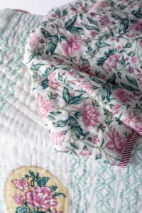 Image for Kessa Kaq301 Qadriyyah Double Bed Quilt Side