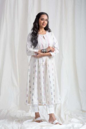 Image for Kessa Avdaf284 Vanhi Handloom Cotton Kurta Featured